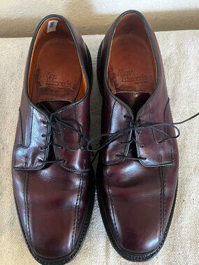 Allen Edmonds Men's Brown Hillcrest Leather Dress Office Shoes Sz 9.5